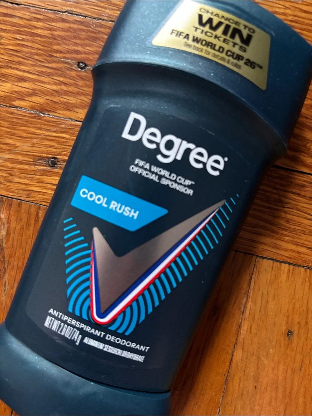 Degree Cool Rush Men’s Antiperspirant Deodorant Stick - Black/Blue